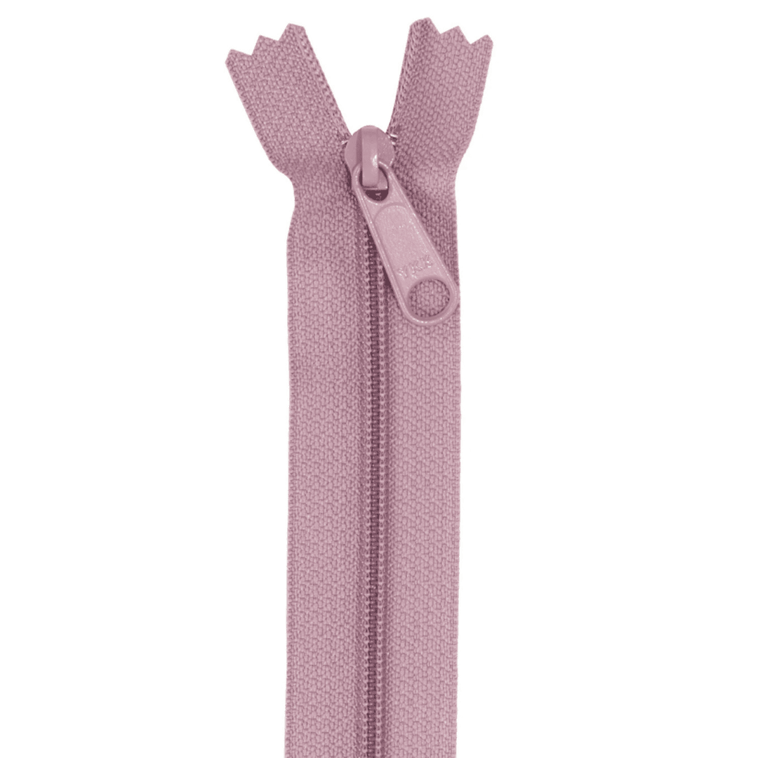 Handbag Zippers 24in - Dusty Rose