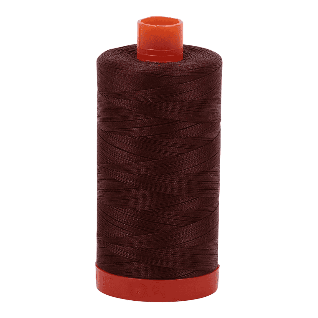 Aurifil Mako Cotton Thread - 50wt 1422yds - Chocolate -