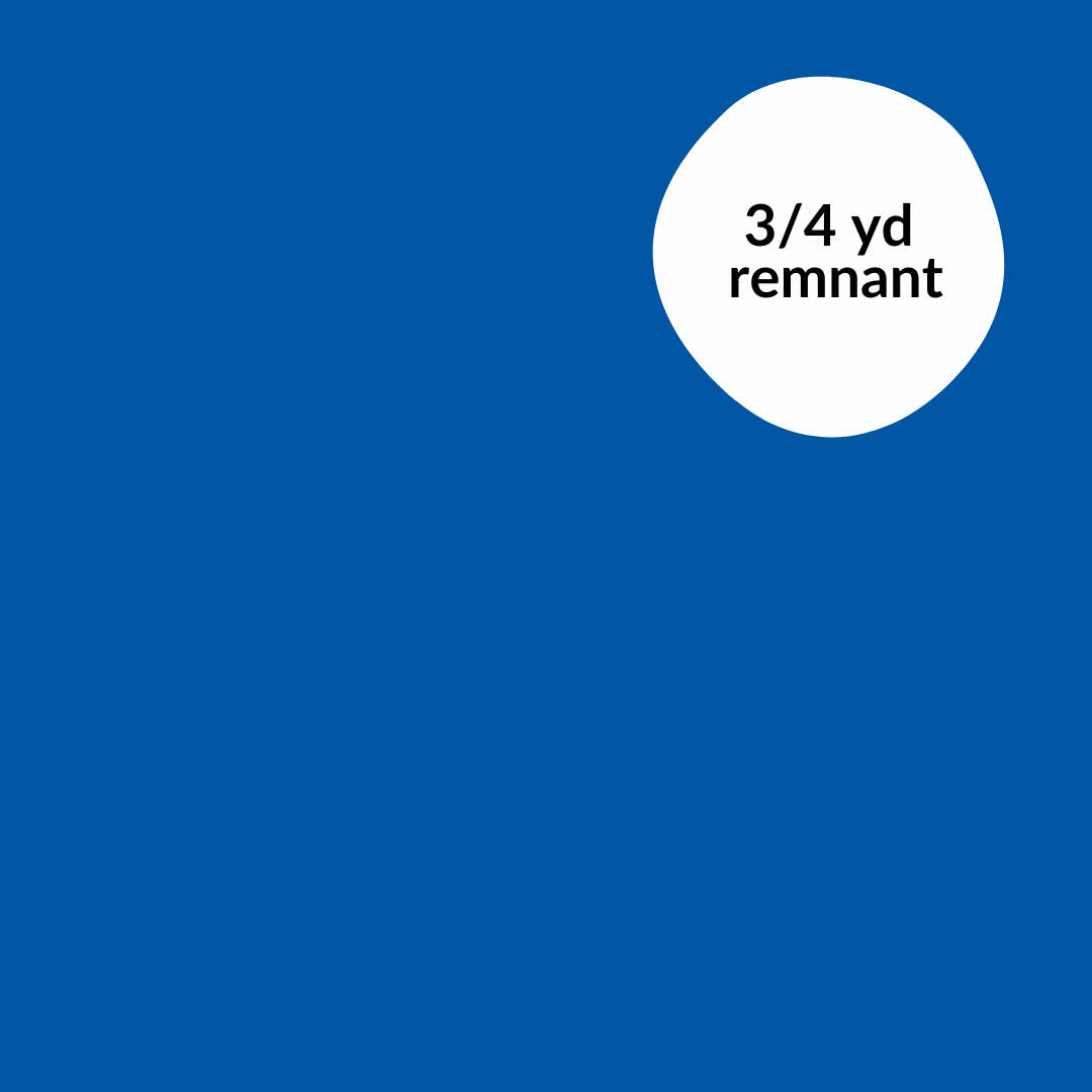 Remnant - 3/4 yd - Confetti Cotton Solid - Riley Royal Blue