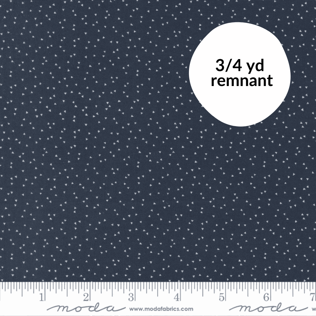 Remnant - 3/4 yd - American Gathering III - Confetti - Navy
