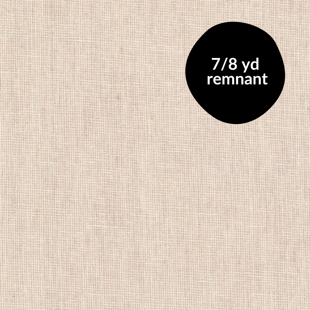 Remnant - 7/8 yd - Essex Homespun - Natural