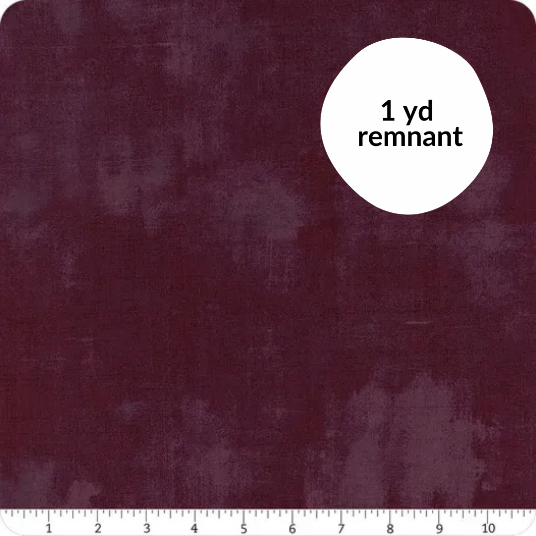 Remnant - 1 yd - Grunge Basics - Wine