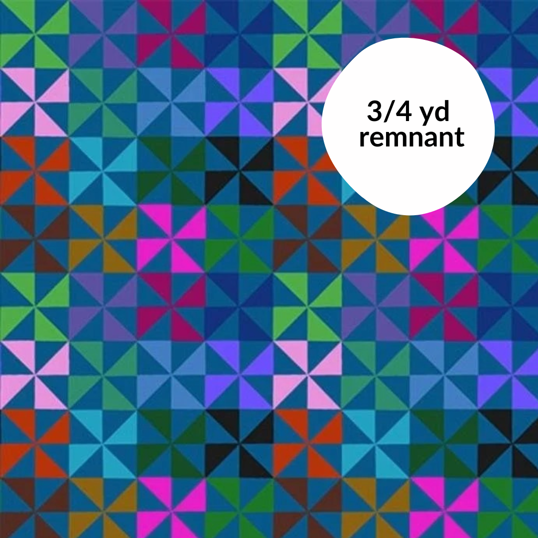 Remnant - 3/4 yd - Piecework - Pinwheel - Swish