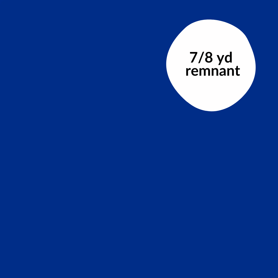 Remnant - 7/8 yd - Tula Solids - Sapphire