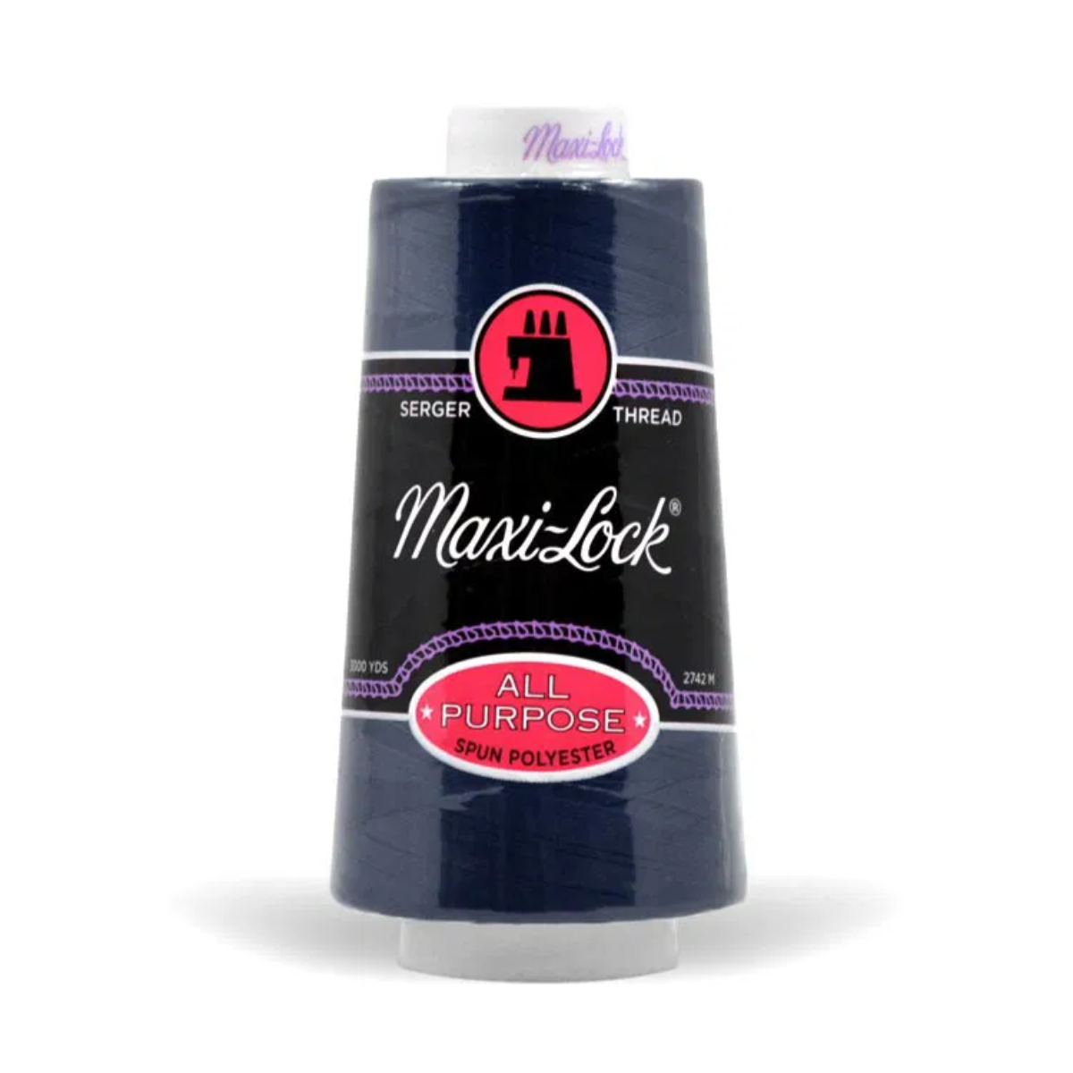 Maxi Lock Serger Thread - Midnight - 3000 yd Cone