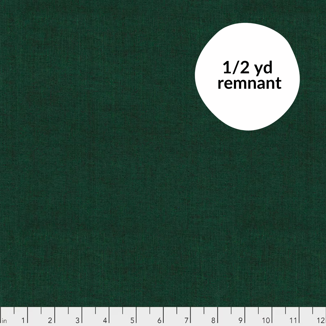 Remnant - 1/2 yd - Shot Cotton - Pesto