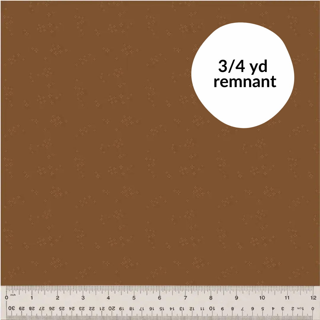Remnant - 3/4 yd - Nature Study 2.0 - Astra - Chestnut