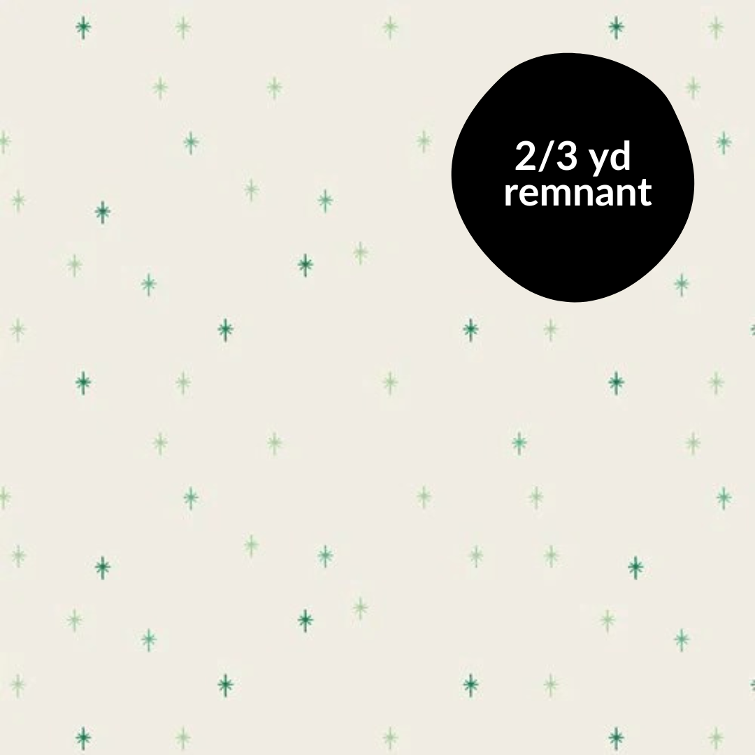 Remnant - 2/3 yd - Sparkle Elements - Jade Sparkle
