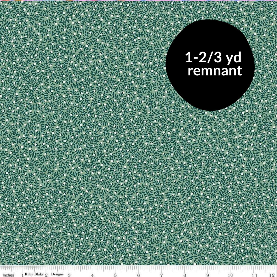 Remnant - 1-2/3 yd - London Bouquet - Thames Twinkle A