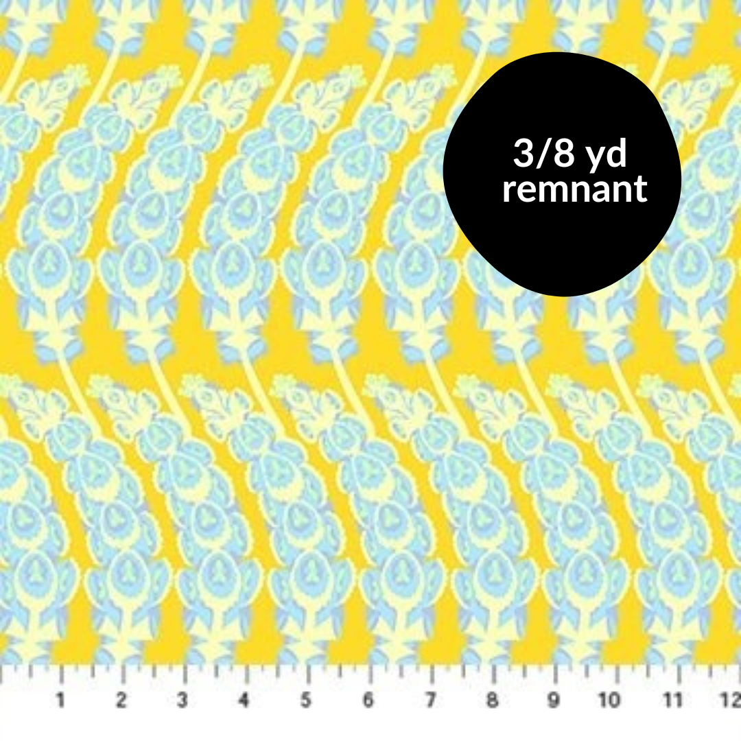 Remnant - 3/8 yd - Jumpstart - Belles of Ireland - Sunny