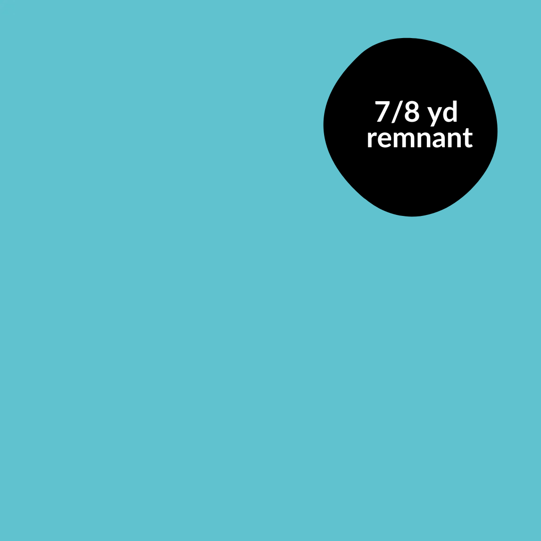 Remnant - 7/8 yd - Confetti Cotton Solid - Riley Aqua
