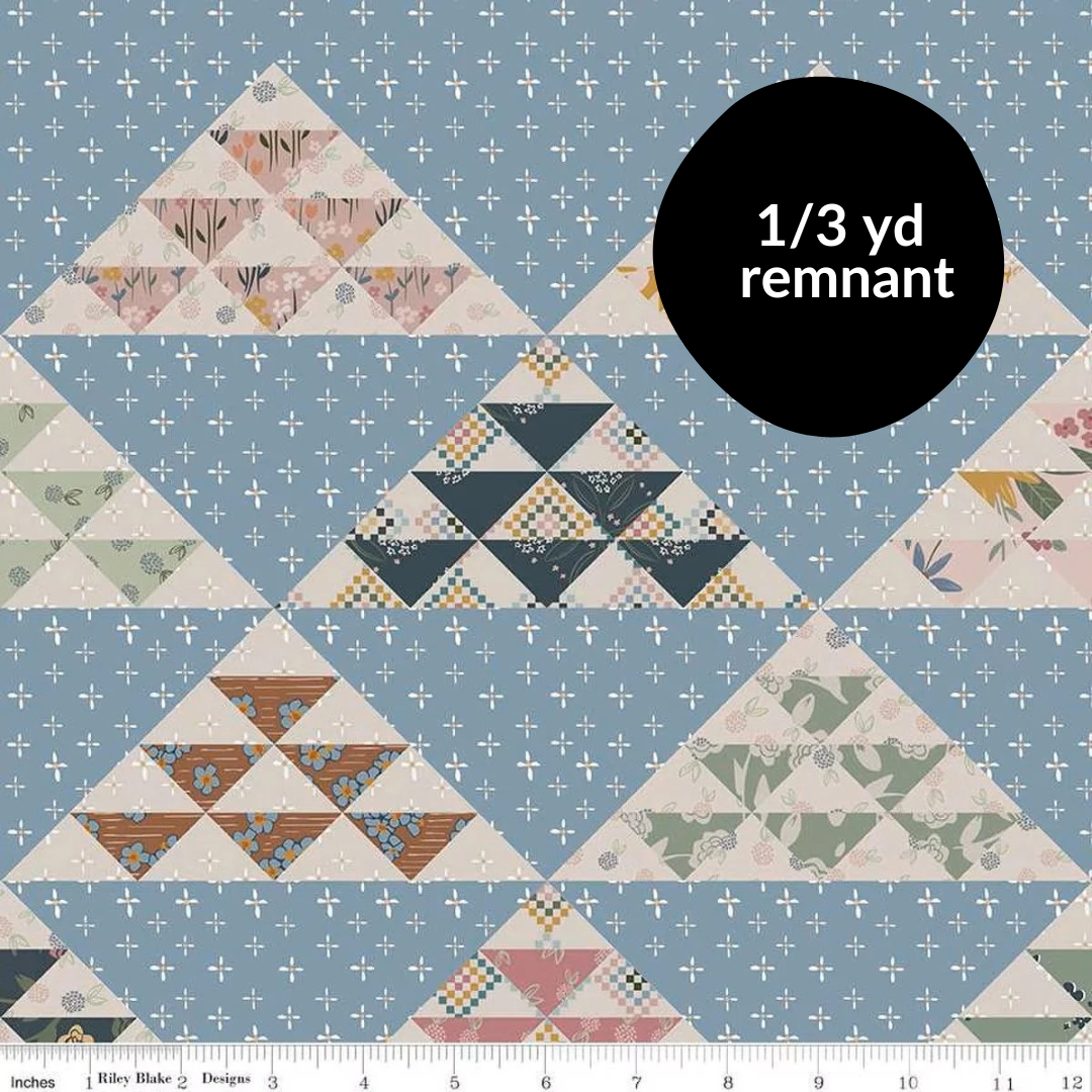 Remnant - 1/3 yd - Honey Locust - Echelons - Cheater Print