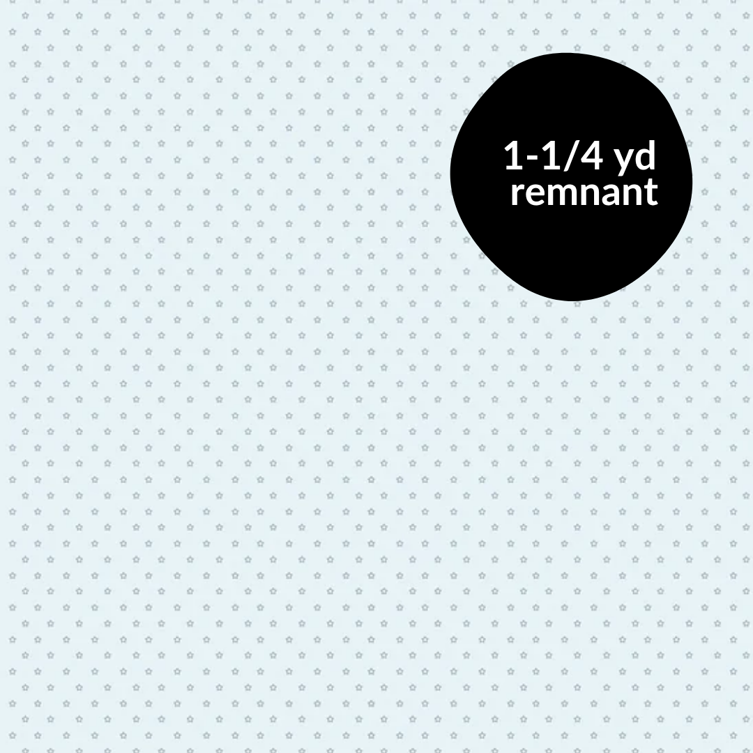Remnant - 1-1/4 yd - Nest - Stars - Ice