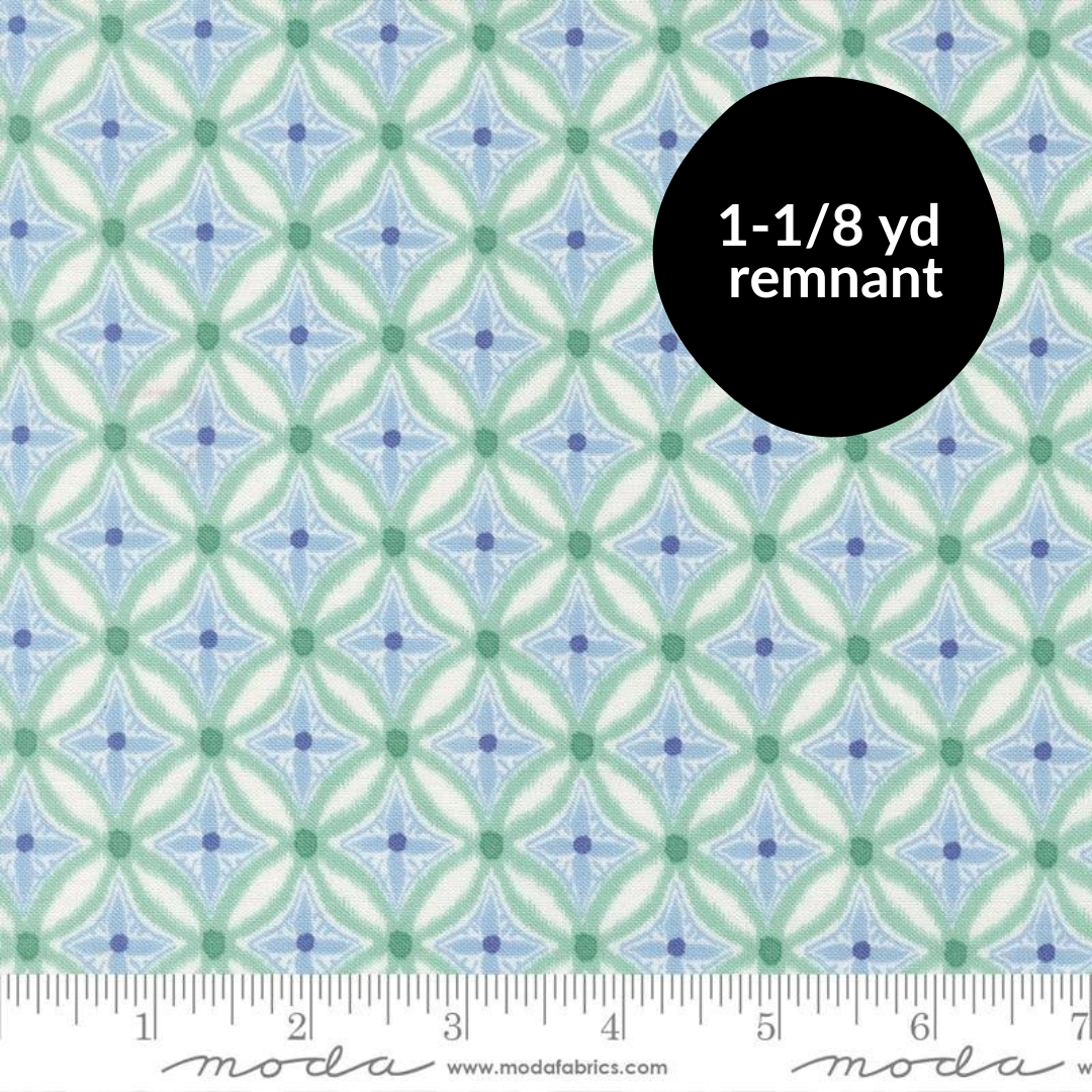 Remnant - 1-1/8 yd - Reef - Medallion - Algae