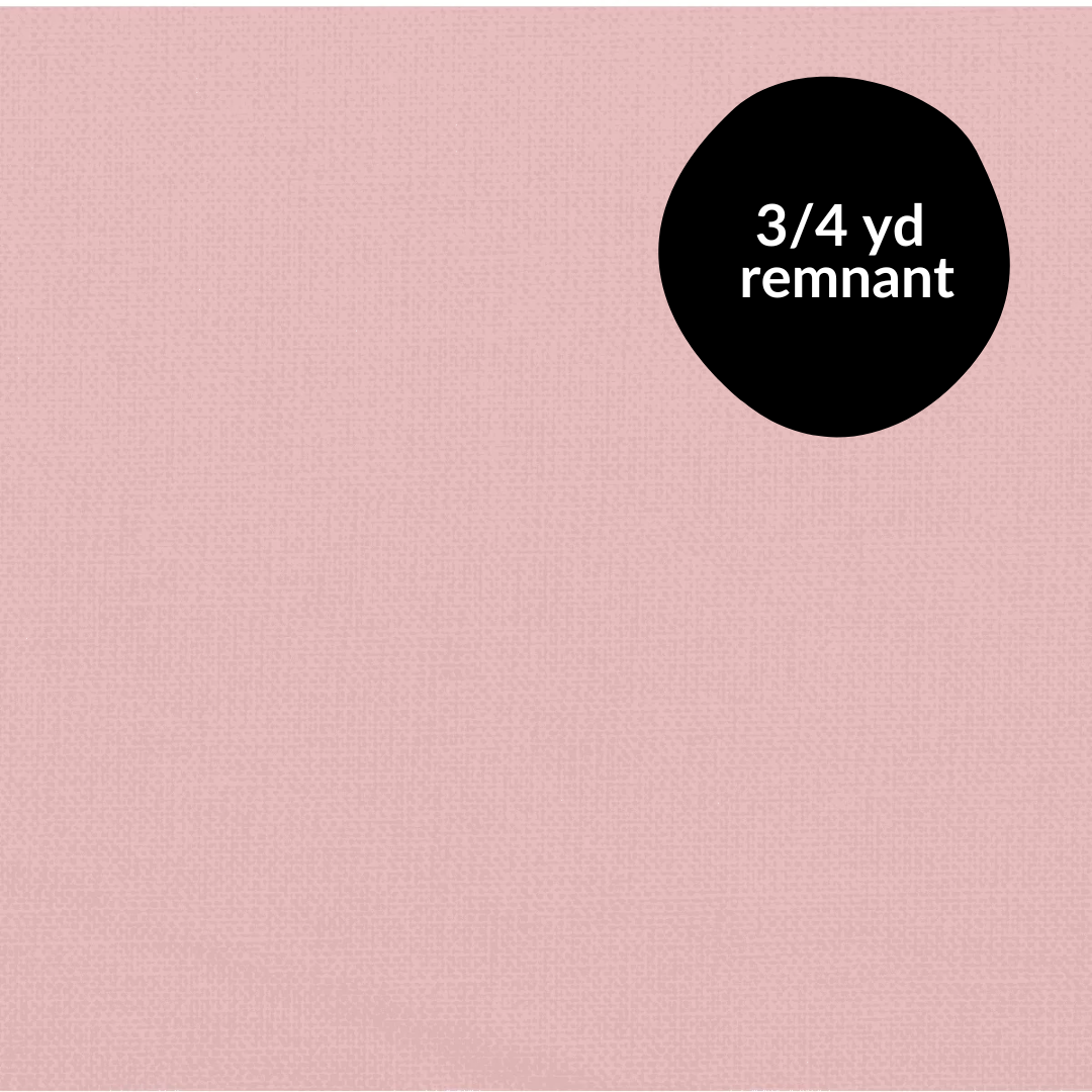Remnant - 3/4 yd - Solid Canvas - Rose Pink - 8 oz