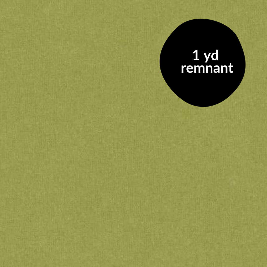 Remnant - 1 yd - Solid Flannel - Olive