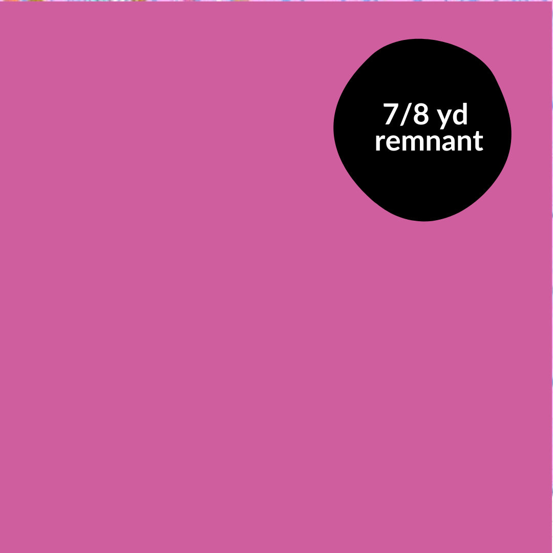 Remnant - 7/8 yd - Confetti Cotton Solid - Passion