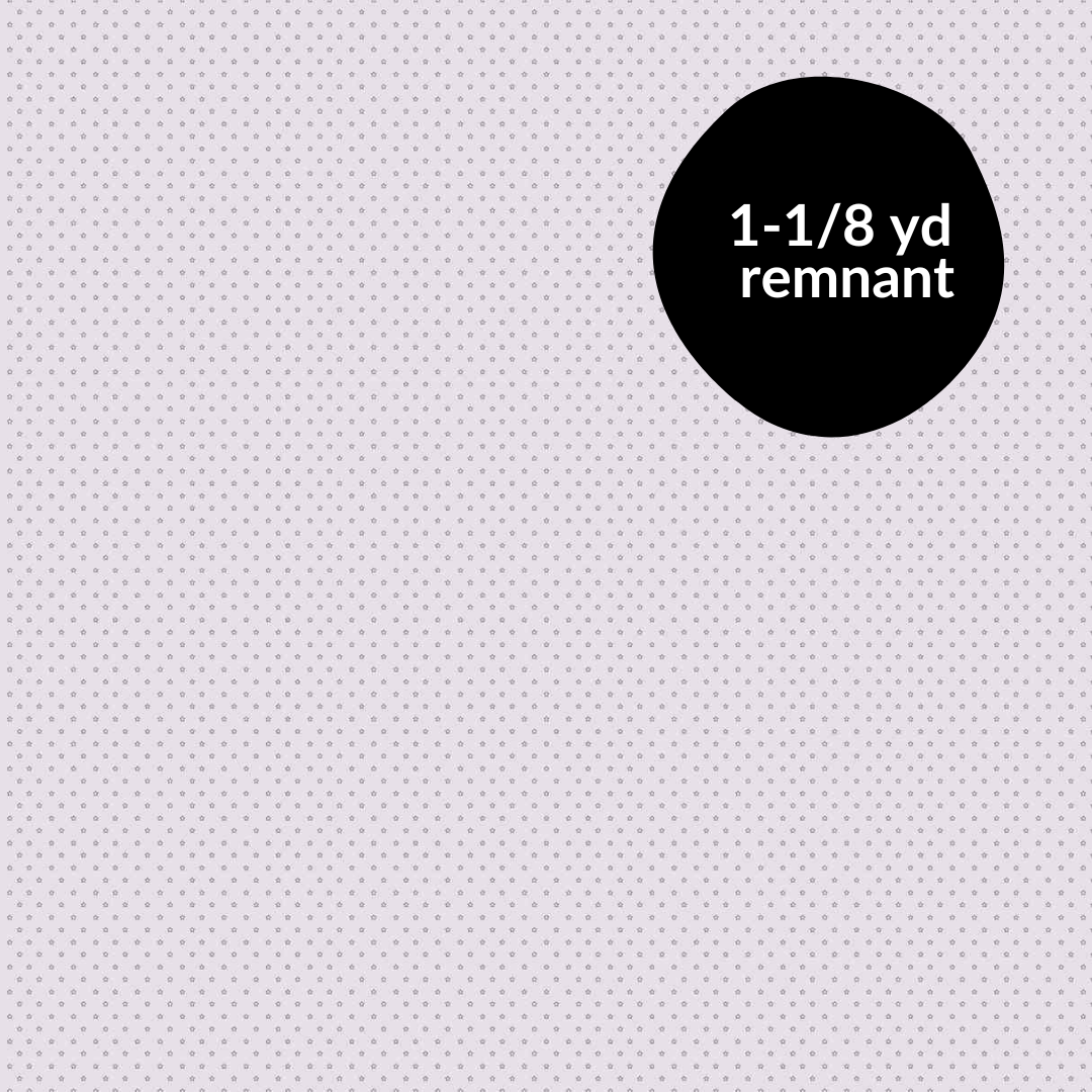 Remnant - 1-1/8 yd - Nest - Stars - Lavendar