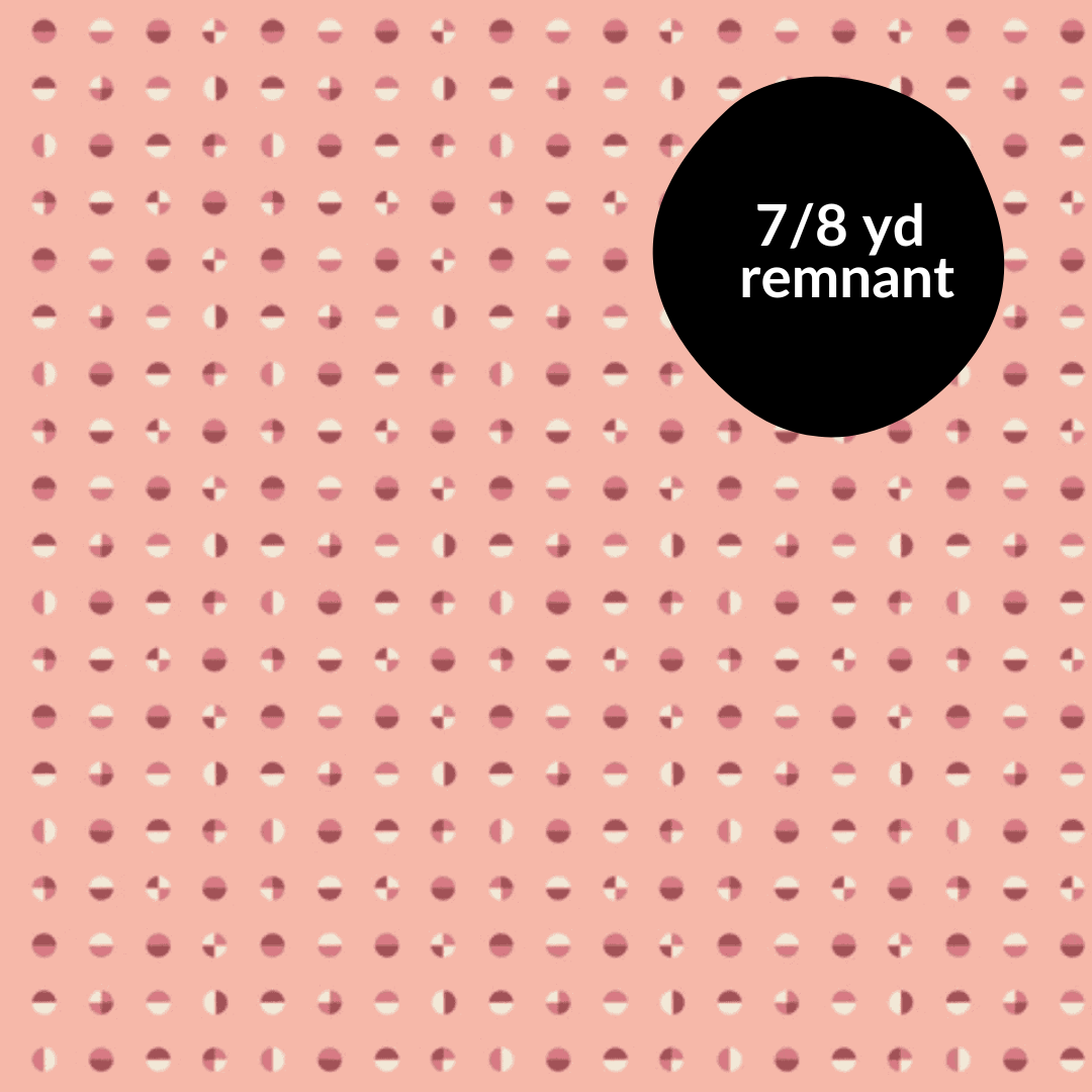 Remnant - 7/8 yd - American Bold - Circular - Flesh Pink