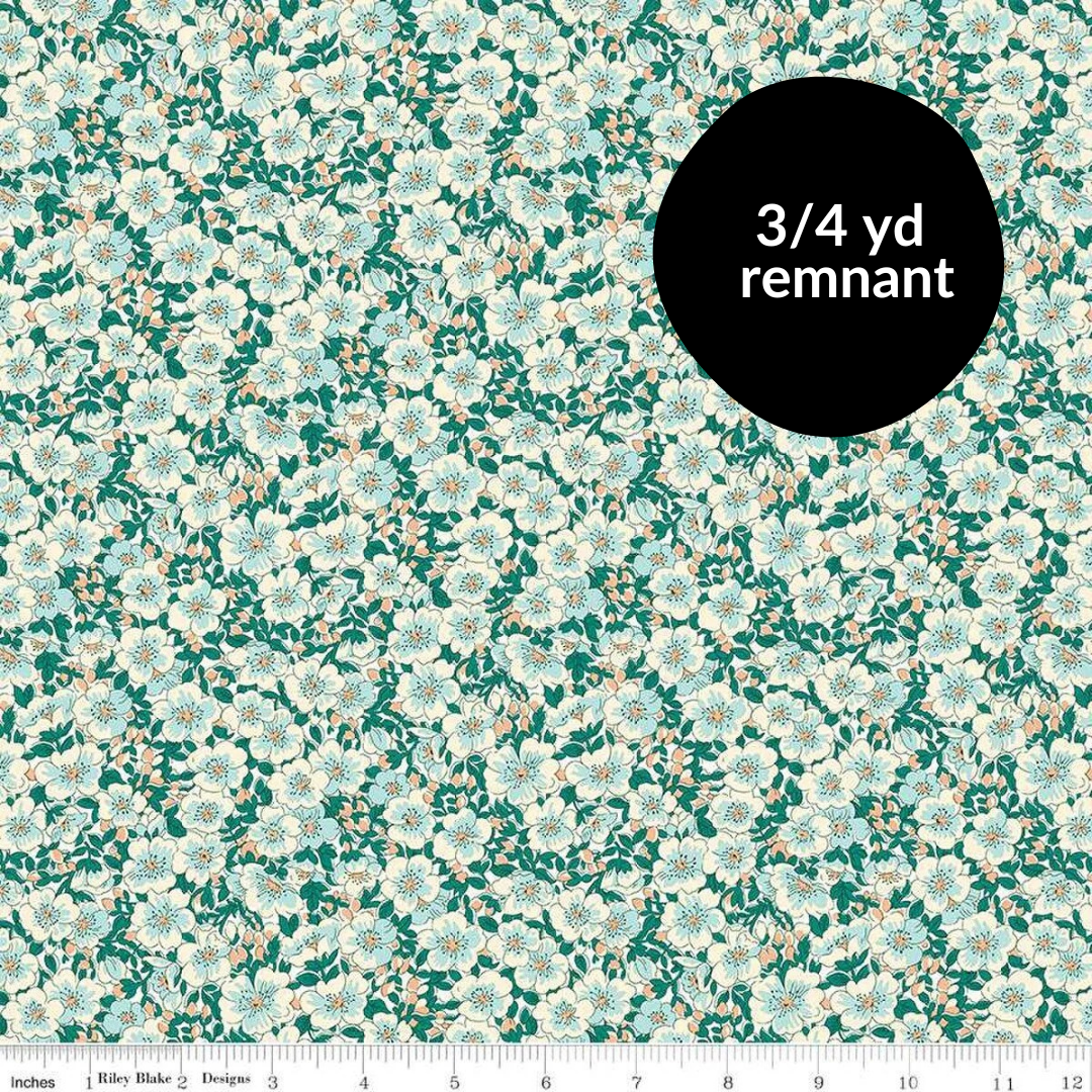 Remnant - 3/4 yd - Tree of Life - Dina Blossom - Canopy Greens