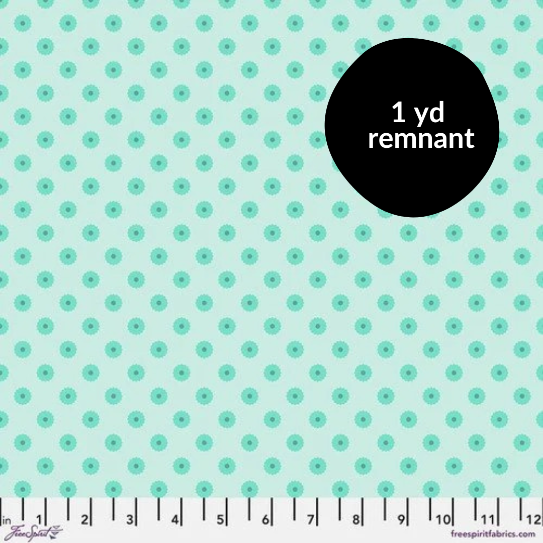 Remnant - 1 yd - Chromatics - Blossom Dot - Mist