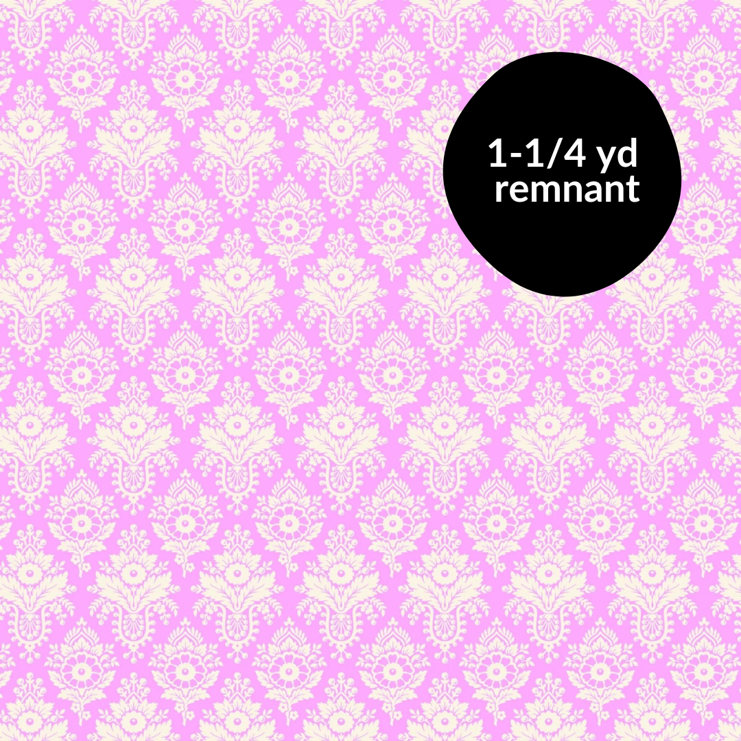 Remnant - 1-1/4 yd - Full Bloom - Lulu - Lavender