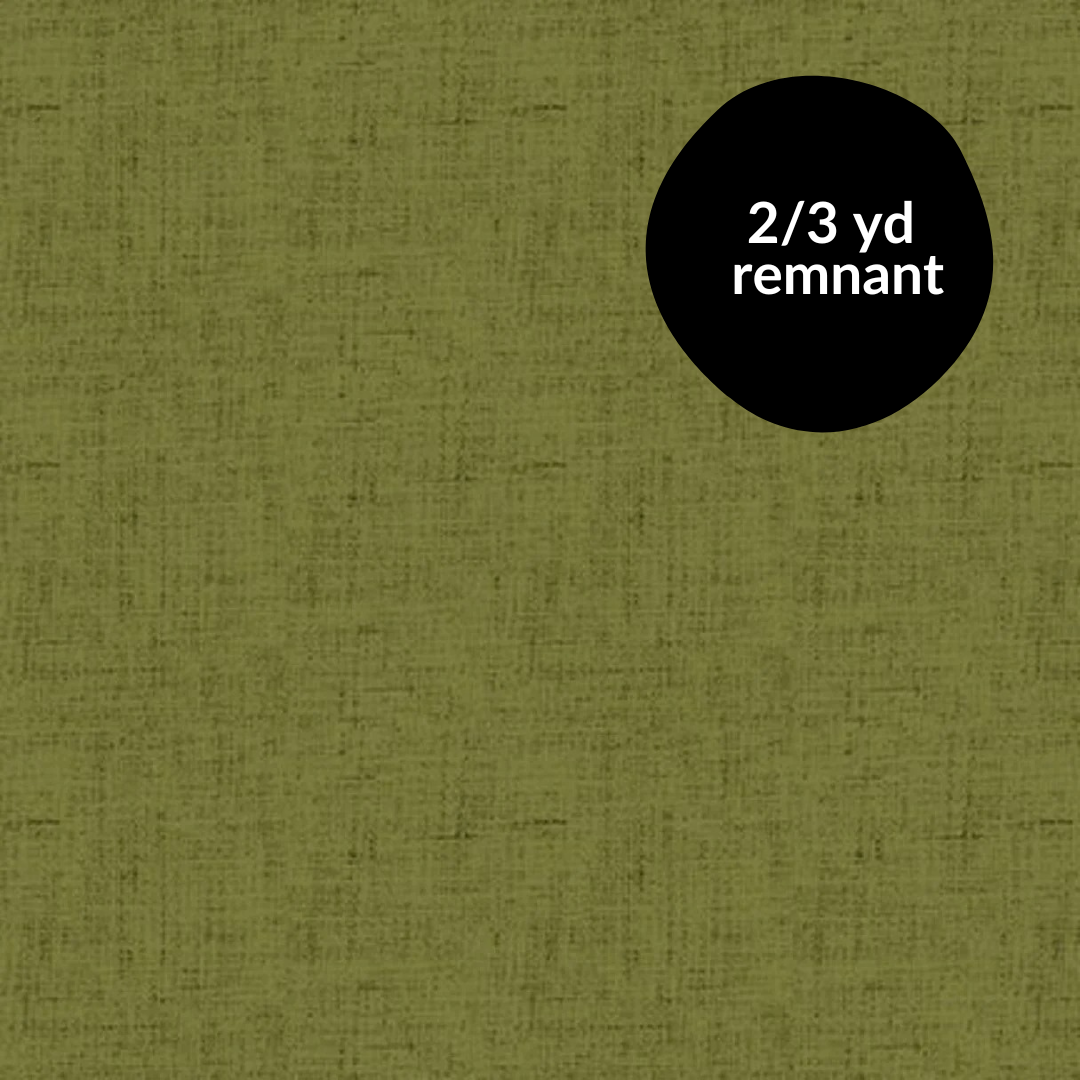 Remnant - 2/3 yd - Timeless Basics - Medium Green