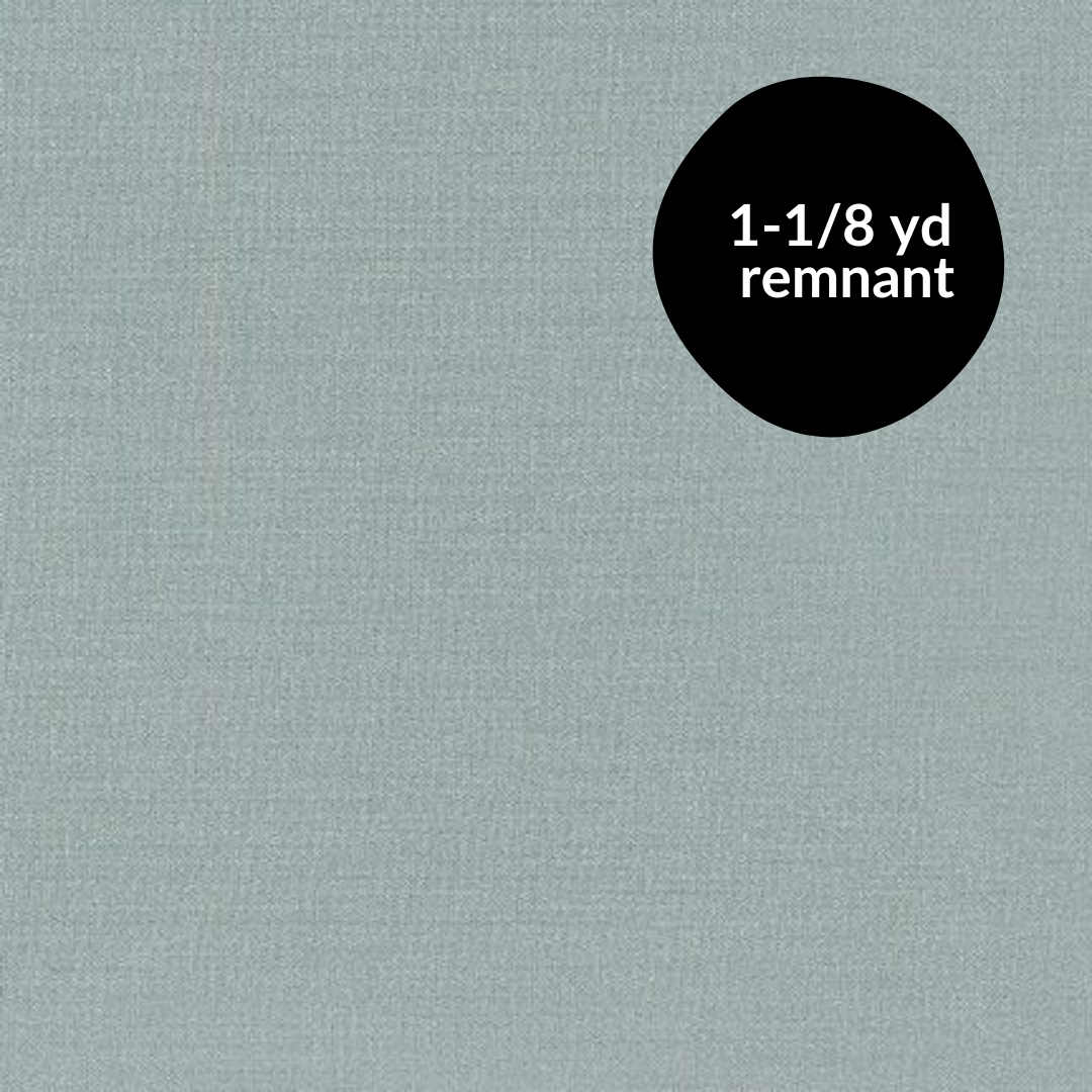 Remnant - 1-1/8 yd - Kona Sheen - Silver Filigree