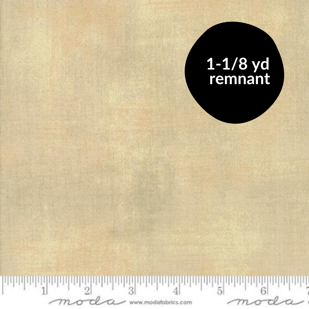Remnant - 1-1/8 yd - Grunge Basics - Buff