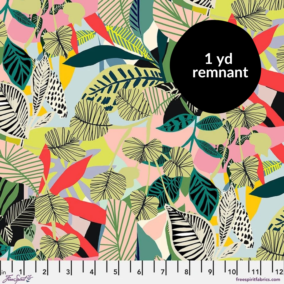 Remnant - 1 yd - Vibrant Botanica - Overgrown - Pastel
