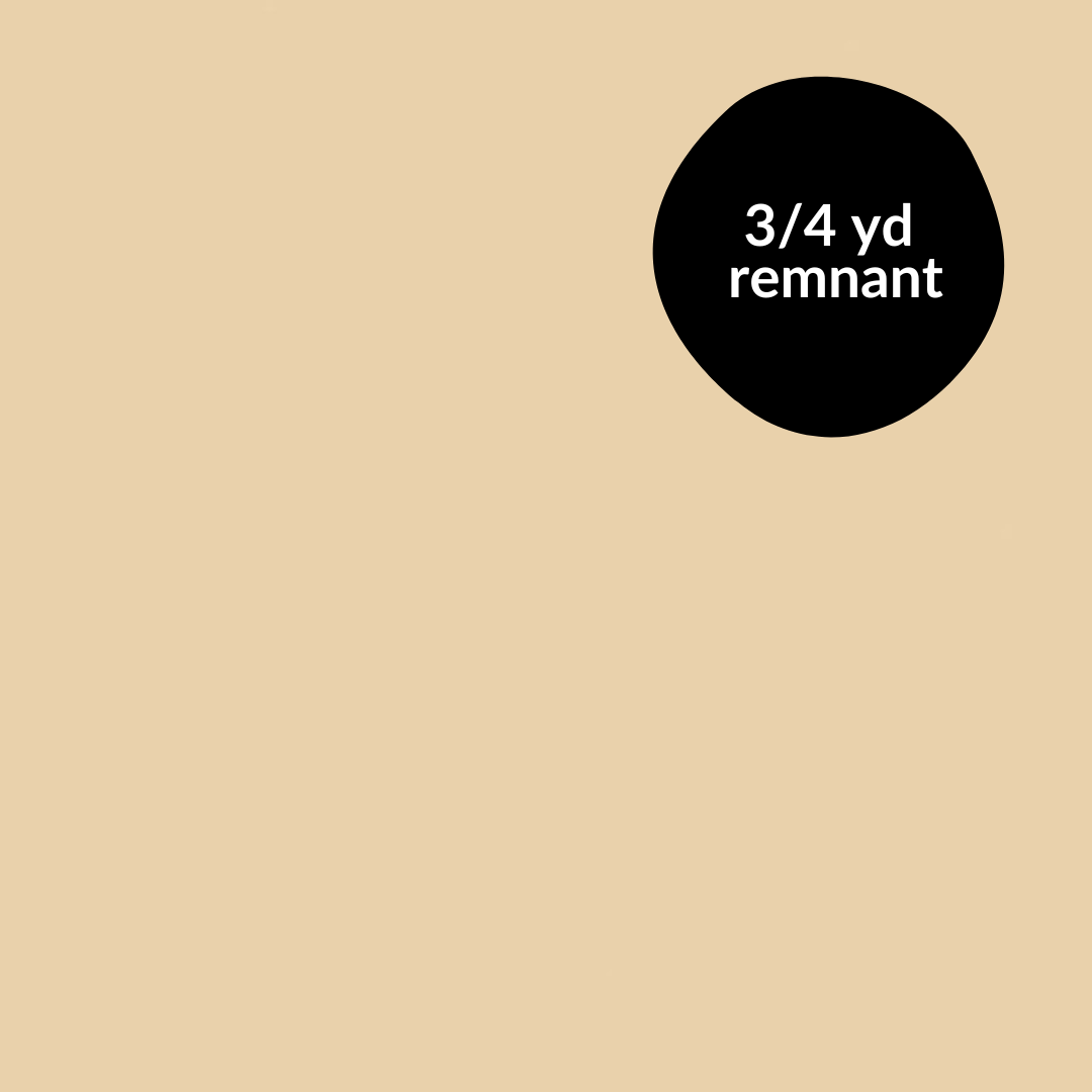 Remnant - 3/4 yd - Confetti Cotton Solid - Eggnog