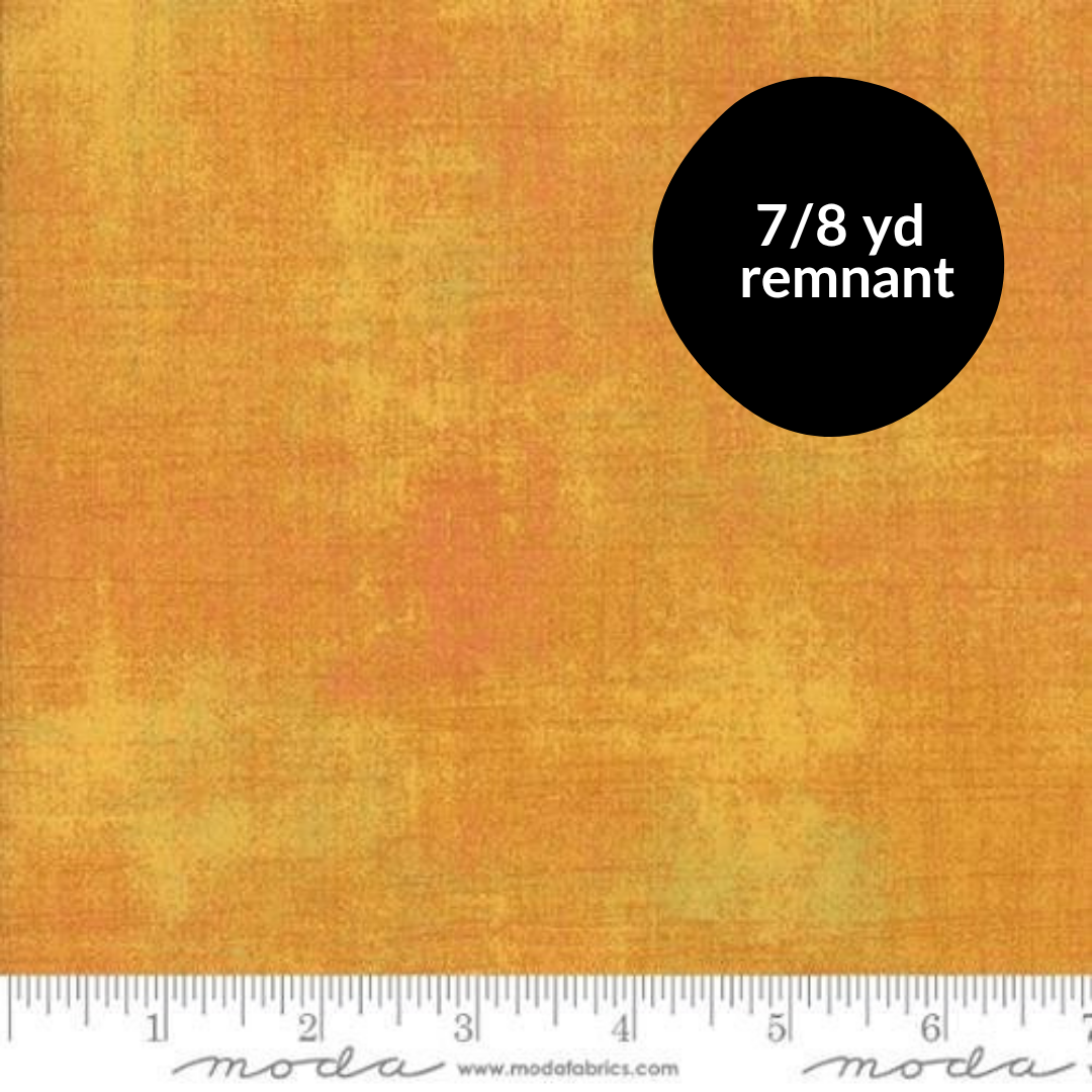 Remnant - 7/8 yd - Grunge Basics - Butterscotch