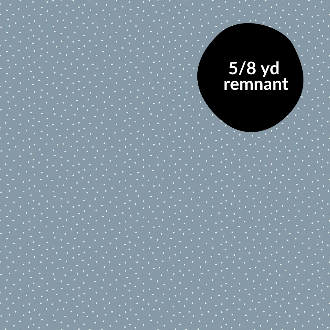 Remnant - 5/8 yd - Nest - Dots - Pea Flower