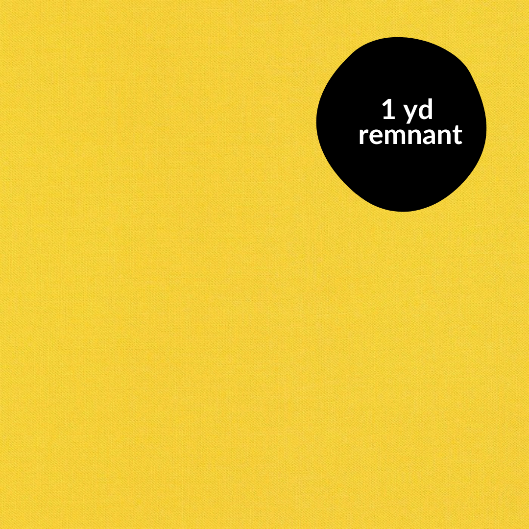 Remnant - 1 yd - Kona Cotton Solid - Canary