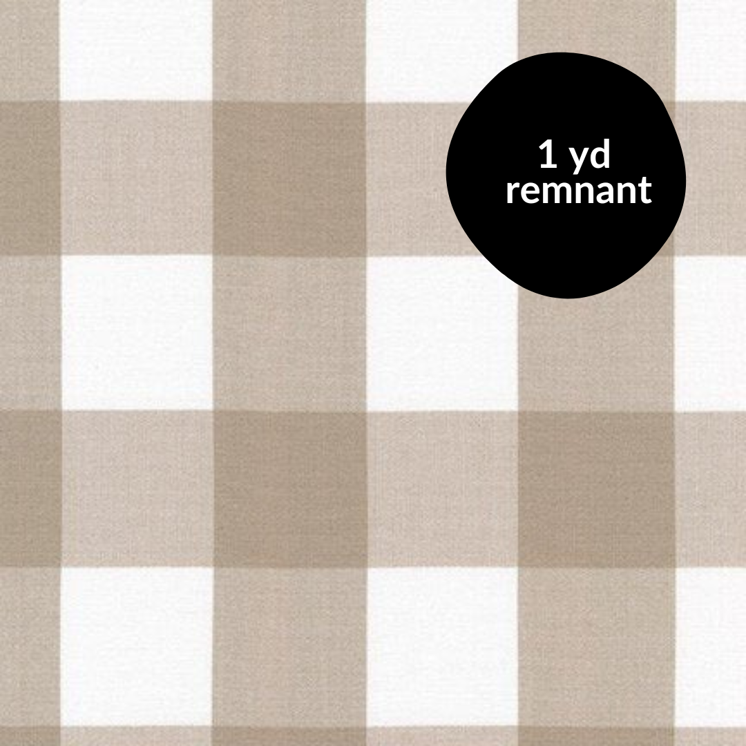 Remnant - 1 yd - Kitchen Window Woven - Doeskin