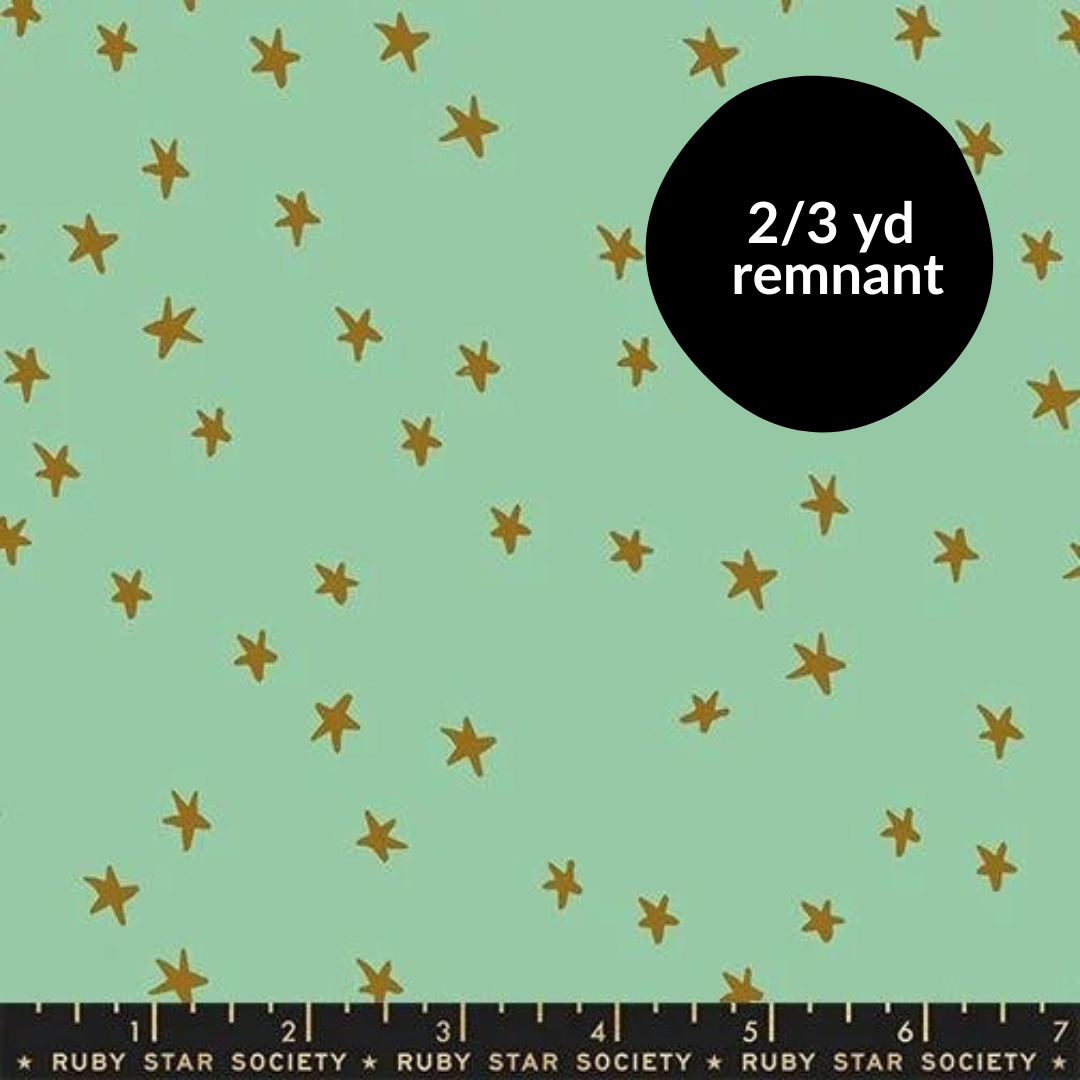 Remnant - 3/4 yd - Starry New - Moss