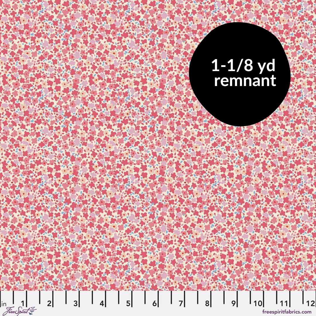 Remnant - 1 yd - Petite Prints by August Ellery - Ditsy - Bloom