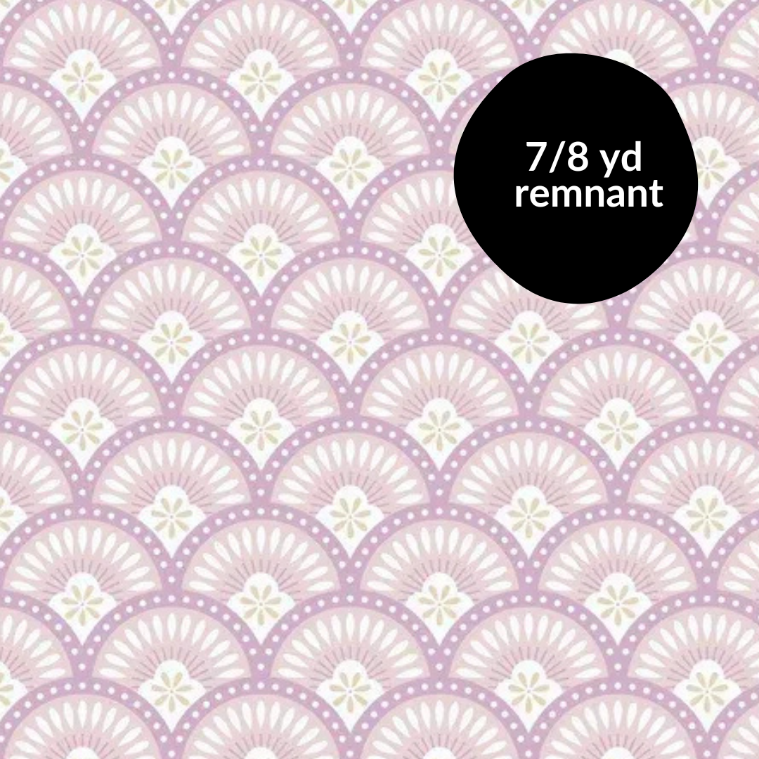 Remnant - 7/8 yd - Bohemian Spirit - Opulence - Lavender