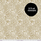 Remnant - 2/3 yd - William Morris Lodden Wideback - Pure Poppy Pearwood