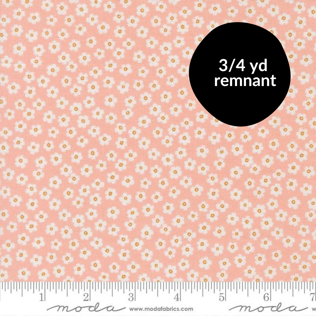 Remnant - 3/4 yd - True to Hue - Petal Power - Blush