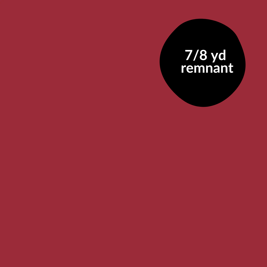 Remnant - 7/8 yd - Confetti Cotton Solid - Dahlia Red