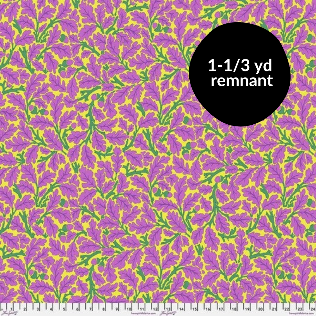 Remnant - 1-1/3 yd - Kaffe x Morris & Co - Oak - Violet