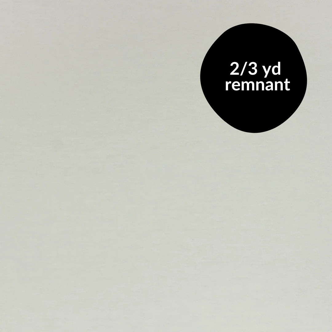 Remnant - 2/3 yd - Solid Canvas - Vanilla - 9 oz
