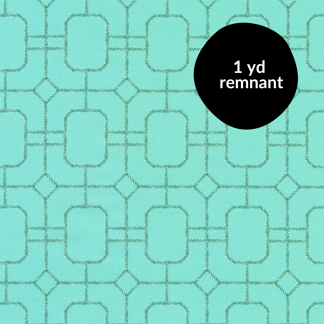 Remnant - 1 yd - Coastal Collection - Lattice - Seascape
