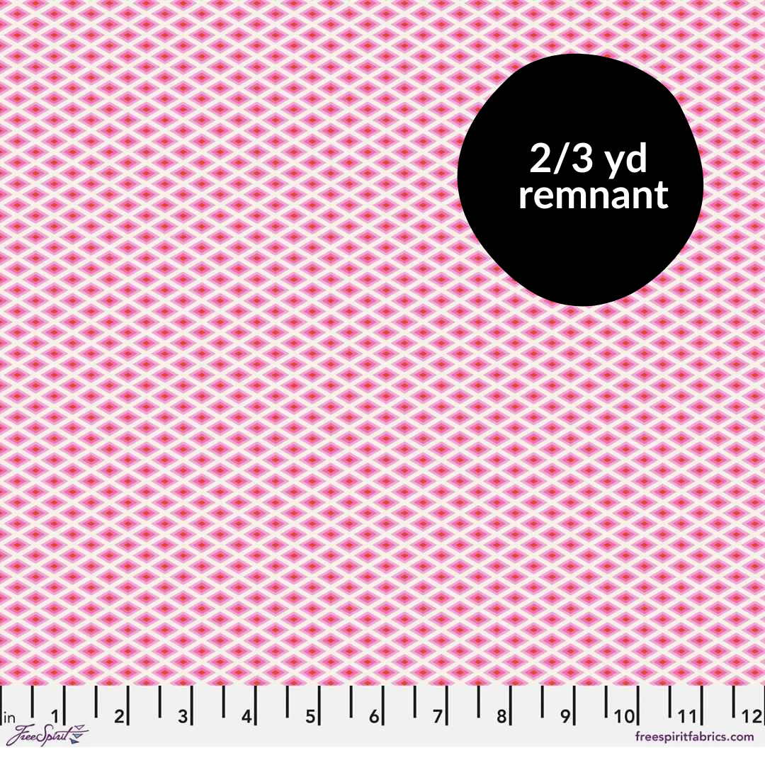 Remnant - 2/3 yd - Floral Reef - Lighthouse Windows - Delphine