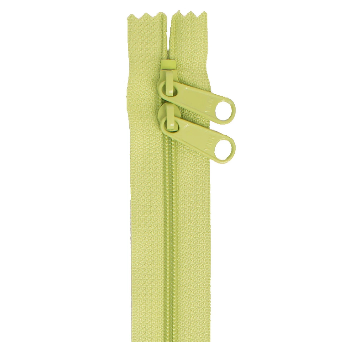 Handbag Zipper - 40" Double Slide - Chartreuse