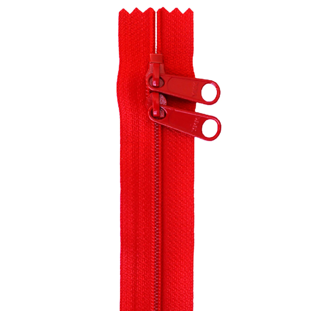 Handbag Zipper - 40" Double Slide - Atomic Red