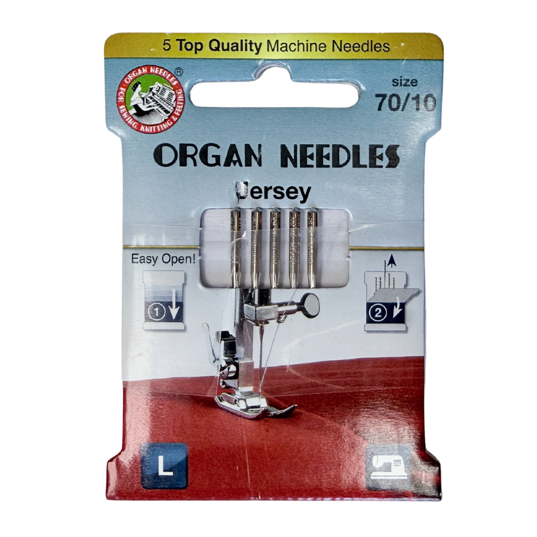 Organ Jersey Needles - Size 70/10 - 5 Pack
