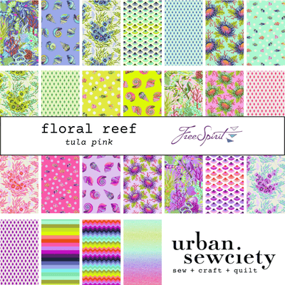5" Charm Pack - Tula Pink Floral Reef Collection