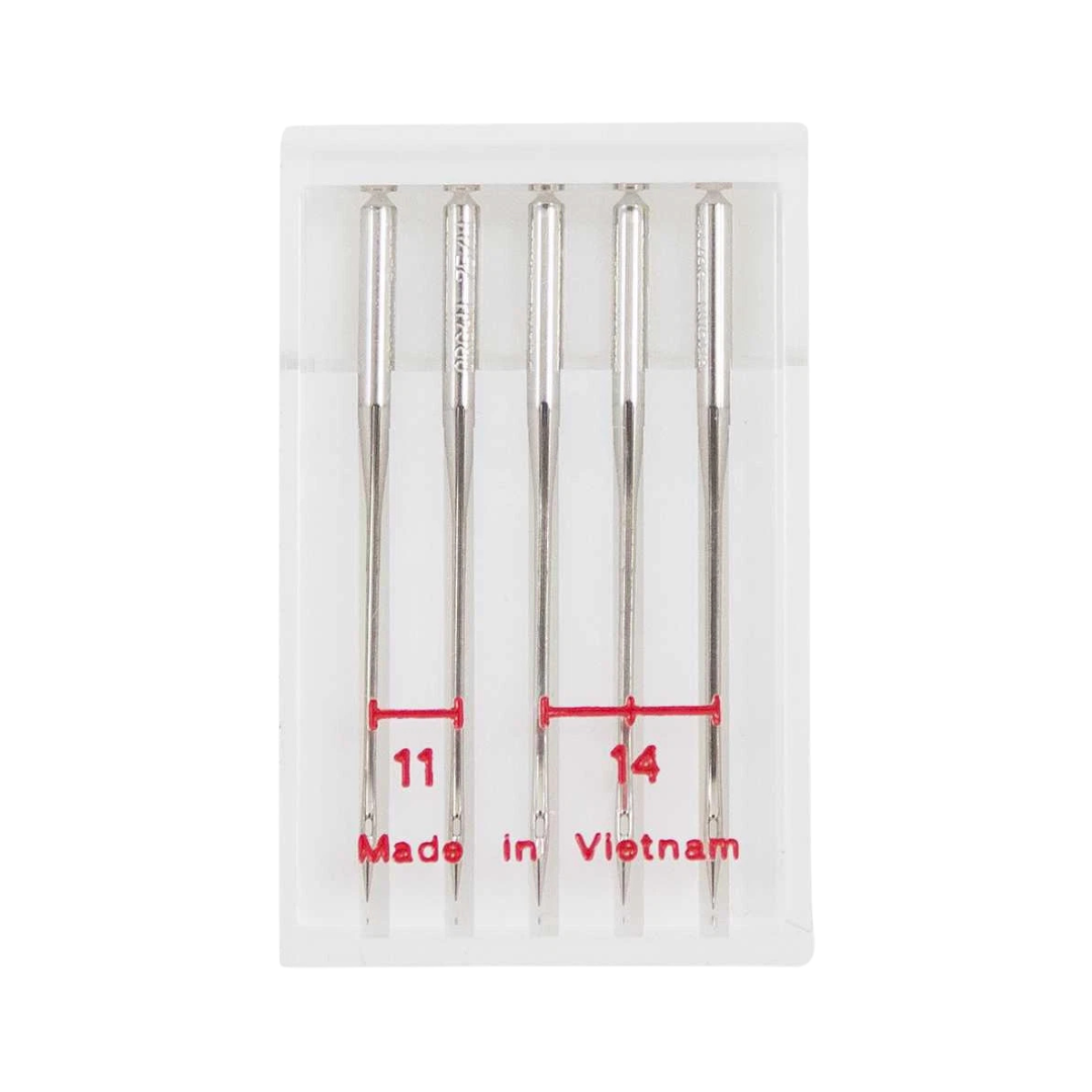 Janome Serger Needles - Size 11 and 14 - Pkg of 5